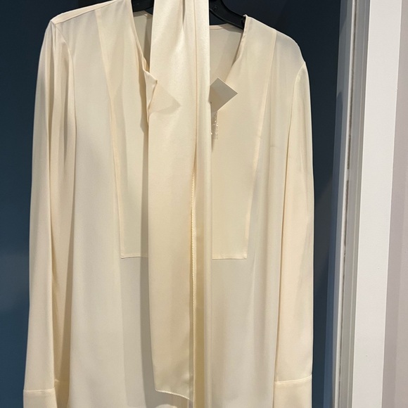 Tory Burch Sophia Top Ivory - Picture 1 of 7